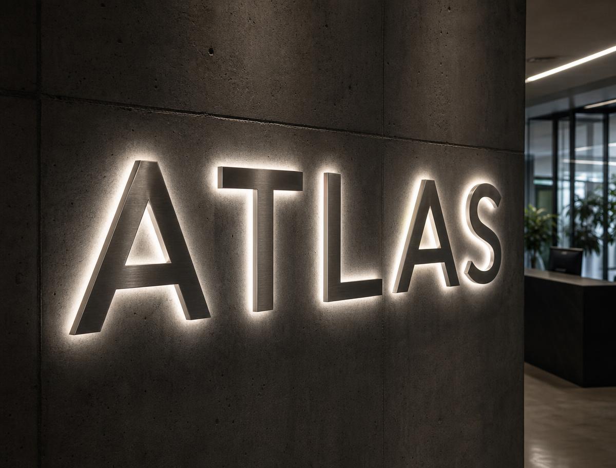 Halo + Face-Lit Combination Letters